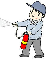 消火訓練・消火器取り扱い・火災訓練・火災予防